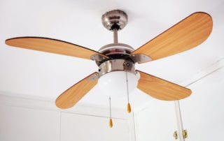 how to clean ceiling fan blades