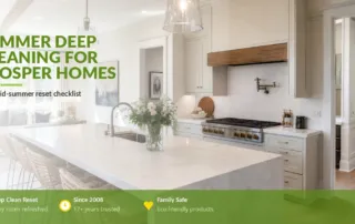 Summer Deep Cleaning Checklist for Prosper TX Homes - Lemon Blossom Cleaning